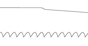 Lames de scie sabre MM22506Bi L 225 mm pour bois et métal HANGER 150309