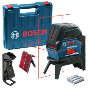 Laser combiné GCL 2-15 + 3 piles 1,5 V + coffret BOSCH 0601066E02