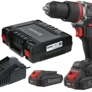 Perceuse-visseuse 18 V DD18-60Z2 60 Nm + 2 batteries 2 Ah + 1 chargeur rapide + coffret HANGER 400110
