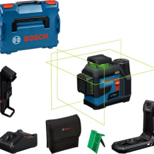 Laser lignes 12 V GLL 12V-100-33 CG Professional + 1 batterie 2 Ah + chargeur rapide + coffret L-BOXX BOSCH 0601065401