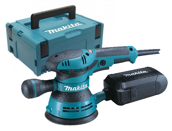 Ponceuse excentrique 300 W 125 mm + coffret MAKPAC MAKITA BO5041J