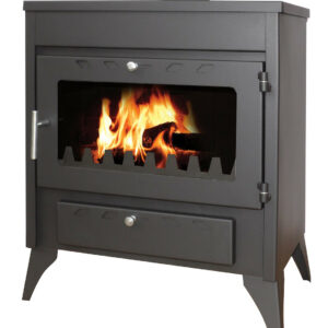 Poêle à bois - 13,2 kW - modèle CAPRI - jusqu'à 297 m³ - H.89 x l.68 x P.44 cm - Classe énergétique A