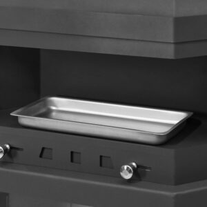 Poêle à bois d’angle – LINAM noir – 10,6 kW – 170 m³ – Classe A – Design panoramique et haut rendement