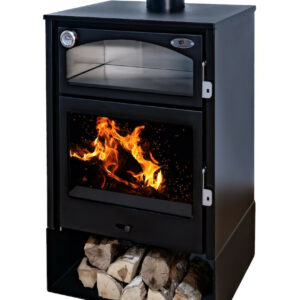 Poêle à bois - modèle ASTON - 10,2 kW - jusqu’à 225 m³ - H.97 x l.63 x P.50 cm - Classe énegétique A