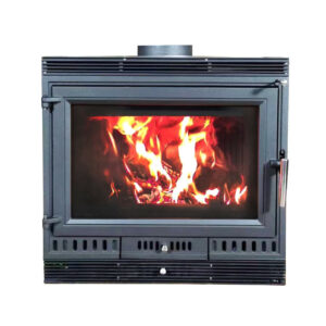 Poêle à bois - modèle AURORA 70 VENT - 10,4 kW - jusqu'à 225 m³ - H.65 x l.43 x P.70 cm - Classe énergétique A