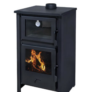 Poêle à bois - modèle QUARTZ - 9,7 kW - juqsu'à 210 m³ - H.89 x l.47 x P.52 cm - Classe énergétique A