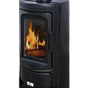 Poêle à bois - modèle Royce - 9,2 kW - jusqu'à 205 m³ - H.97 x l.48 x P.49 cm - Classe énergétique A