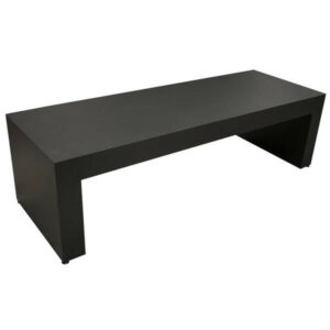 Grand banc pour poêle à bois PRESTON 1,6 M - epoxy noir sable