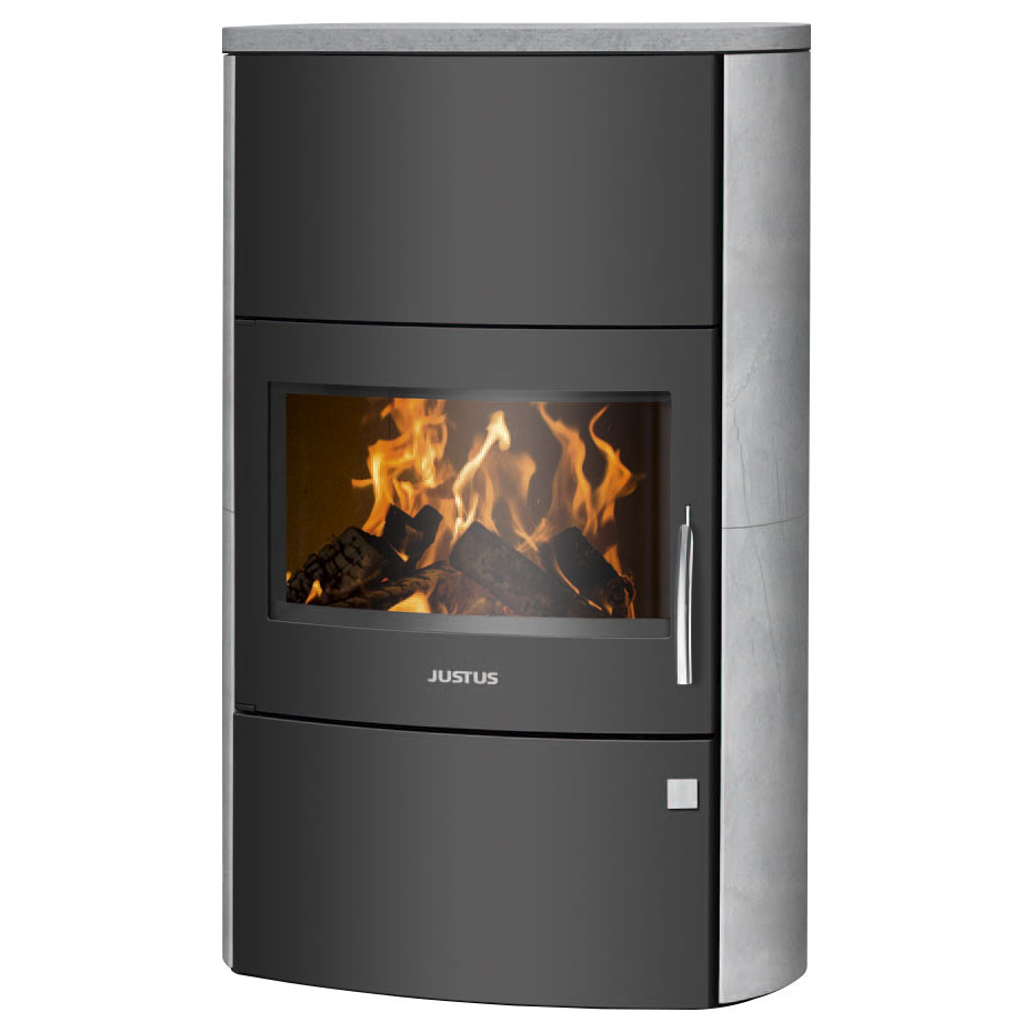 Poêle à bois Agero W+ Acier Noir - Pierre Ollaire - 7 kW