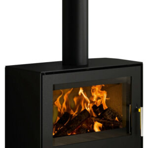 Poêle à bois Dias Acier Noir - 6,5 kW