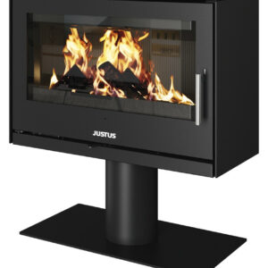 Poêle à bois Dias XL Acier Noir - 8 kW
