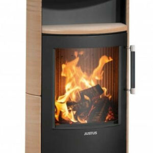 Poêle à bois Island 5 2.0 Acier Noir - Céramique Corretto - 5 kW