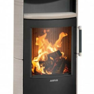 Poêle à bois Island 5 2.0 Acier Noir - Céramique Freddo - 5 kW
