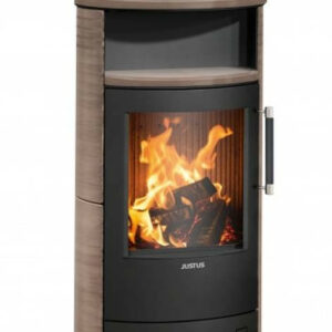 Poêle à bois Island 5 2.0 Acier Noir - Céramique Grappa - 5 kW