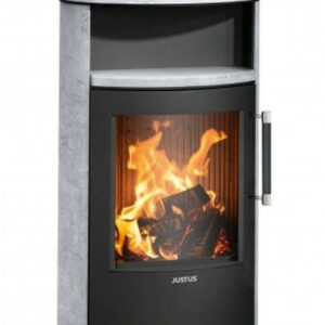 Poêle à bois Island 5 2.0 Acier Noir - Pierre Ollaire - 5 kW