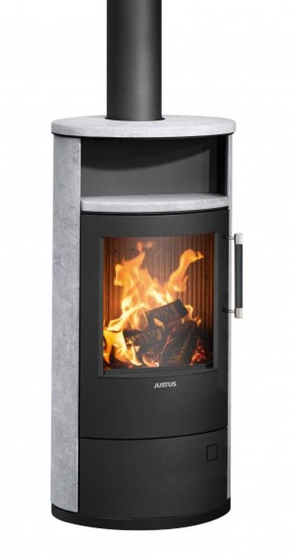 Poêle à bois Island 5 2.0 Acier Noir - Pierre Ollaire - 5 kW