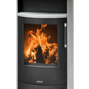 Poêle à bois Island 7 2.0 Acier Noir - Pierre Ollaire - 6,5 kW