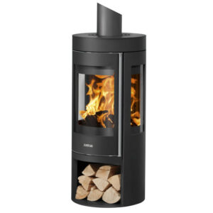 Poêle à bois Mino Trios 2.0 - 5 kW - acier noir - dessus acier noir
