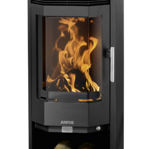 Poêle à bois Usedom 5 D - Porte Fonte Noire - 5,5 kW