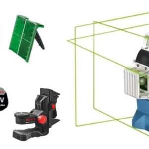 Laser lignes 12 V GLL 3-80 CG Professional + batterie GBA 2.0 Ah + chargeur GAL 12V-40 + L-BOXX BOSCH 0601063T00