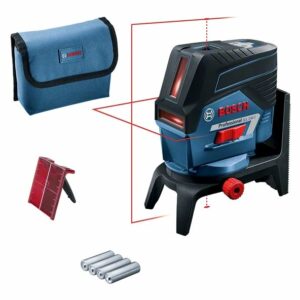 Laser points et lignes GCL 2-50 C Professional + 4 piles 1,5 V + adaptateur BOSCH 0601066G00