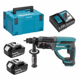 Perforateur Burineur  MAKITA DHR202RTJ - SDS-Plus - 18V - 2 x 5.0 Ah LXT