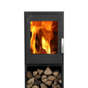 Poêle à bois JACCO BÛCHER acier - vertical - étanche - bûcher - 5kW