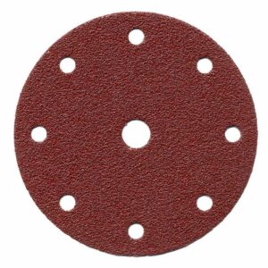 10 disques abrasifs MAKITA Ø 150mm Red (8+1 trous)