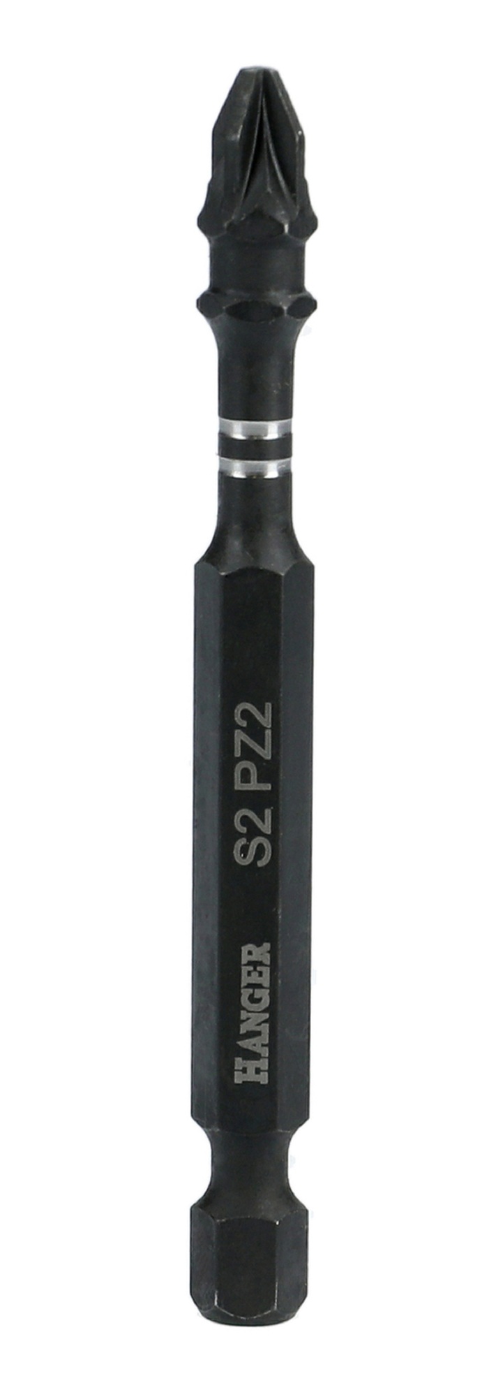 10 embouts impact 1/4'' cruciformes PZ2 longueur 50 mm HANGER 134074