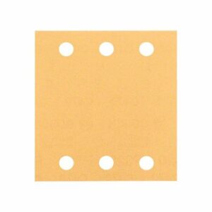 10 feuilles abrasives BOSCH C470 pour ponceuse vibrante 115 x 107 mm Best for Wood and Paint 6 trous
