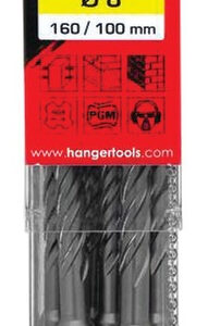 10 forets béton THOR SDS Plus 4 taillants 6X100X160 HANGER 155792