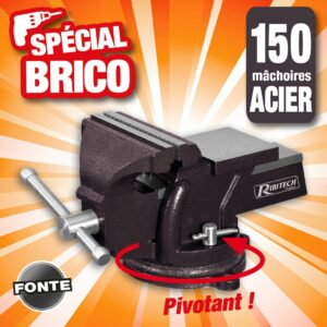 etau fonte 150 machoires acier