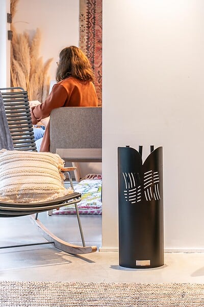 Serviteur essentiel - Demi lune - Noir - H60cm