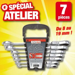 lot 7 cles cliquet