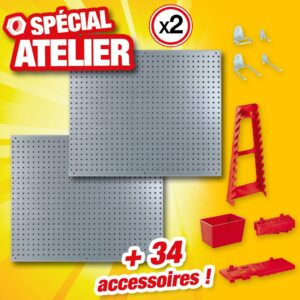 panneau mural 2x558/458mm + accessoires