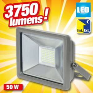 projecteur led 50w 3750 lumens mural