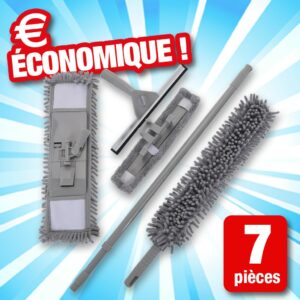 Kit complet de 7 ustensiles pour tout nettoyer à la maison
