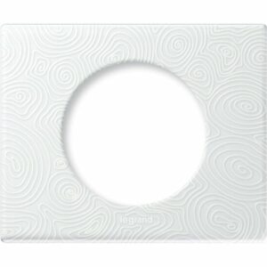 Plaque de finition Céliane - Porcelaine Songe