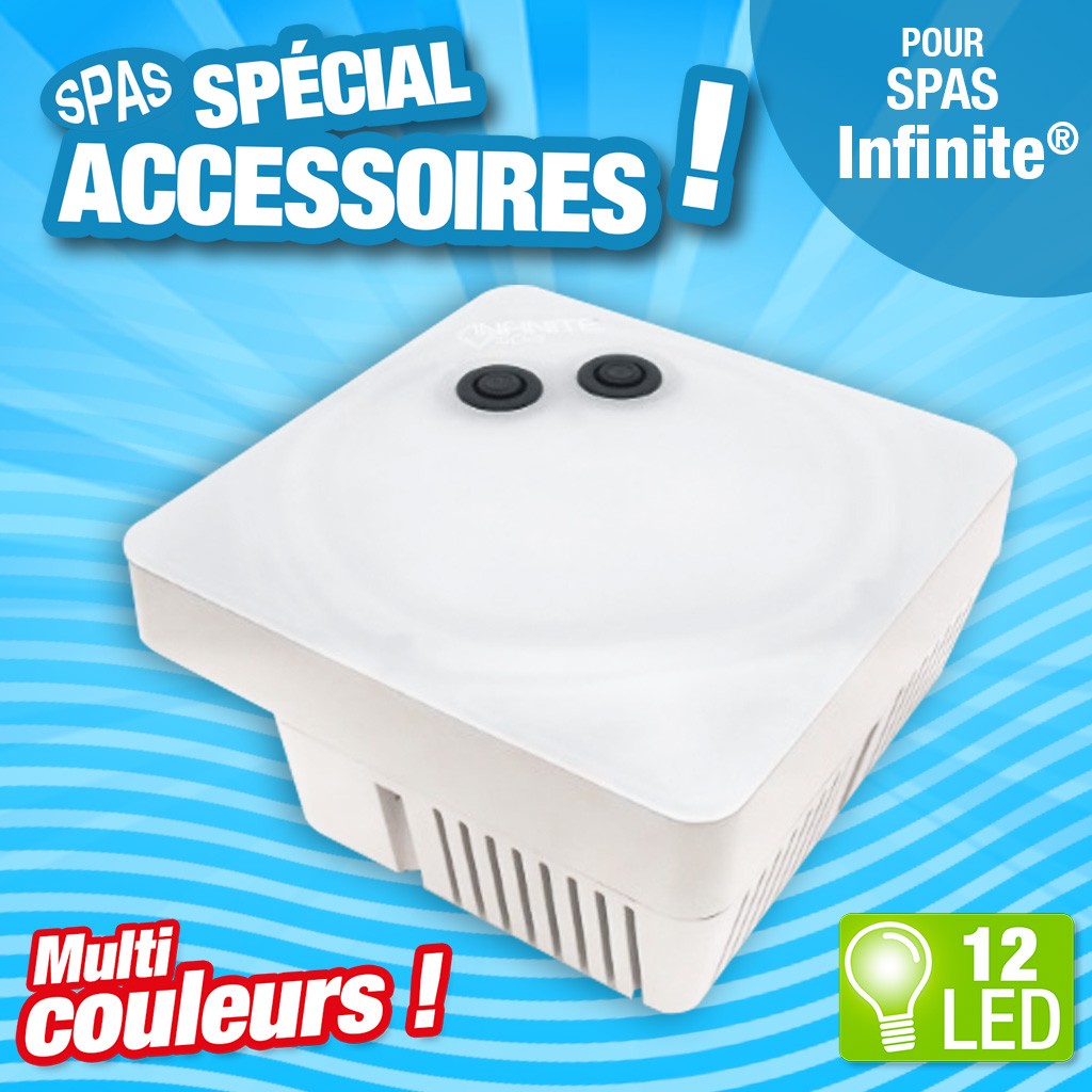 Projecteur pour SPA gonflable - Multi-couleurs RGB 12 Led