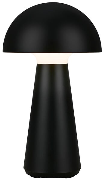 FUNGO Lampe Nomade Noir Sans Fil Rechargeable pour Intérieur Extérieur