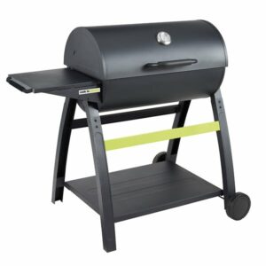 COOKING G - Barbecue charbon TONINO 70 acier – XXL 10 personnes – couvercle thermomètre plancha