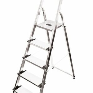 Escabeau HAILO XL20 5 marches avec tablette porte-outils