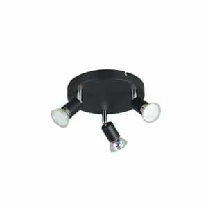 Plafonnier eco paris gu10 noir