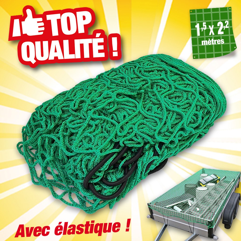 filet de remorque 1,5 * 2,2m