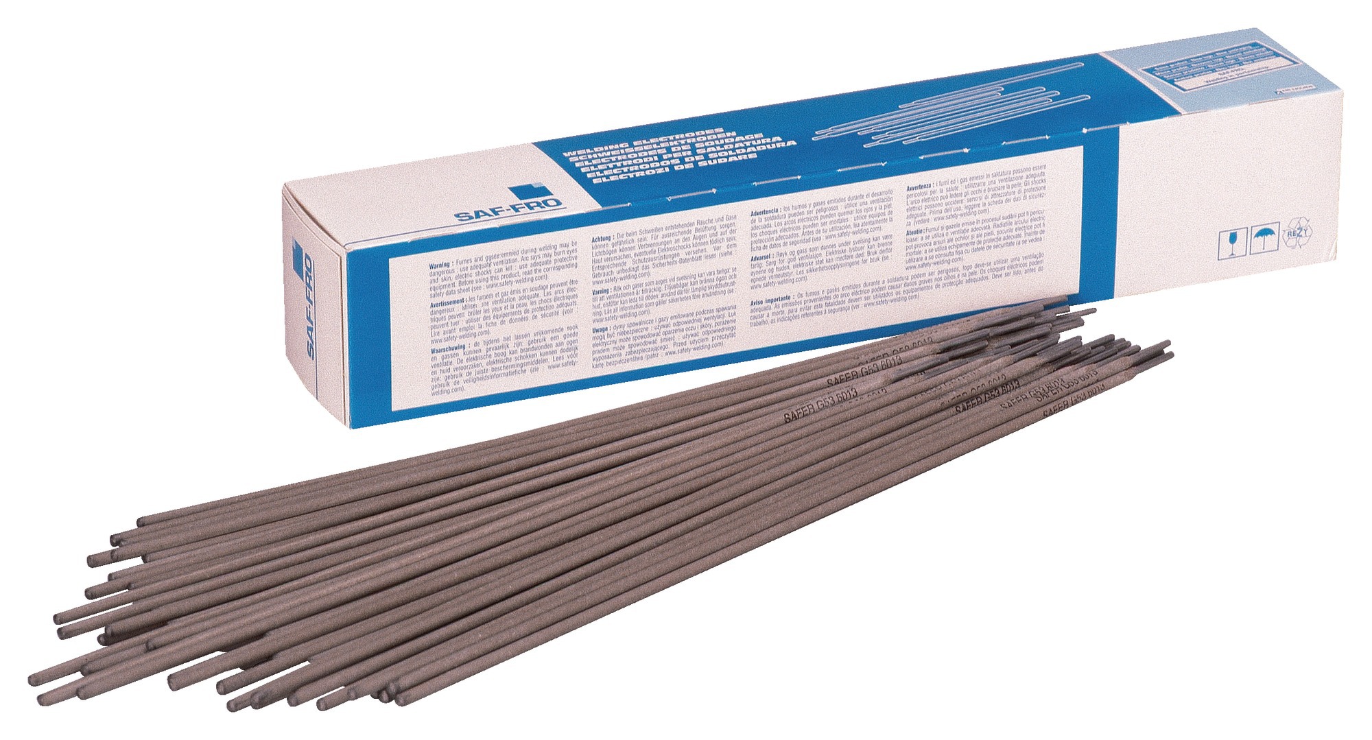 120 électrodes diamètre 3,2 x 300 mm SAFINOX R 309L SAF-FRO W000288839