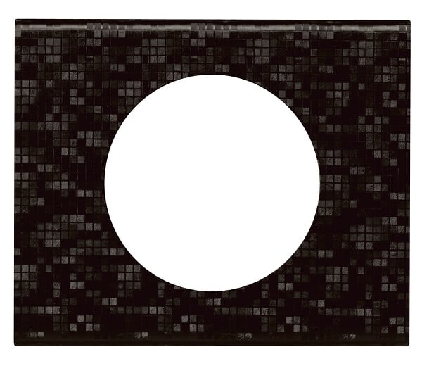 Plaque de finition Céliane - Cuir Pixels