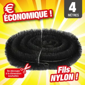 Brosse de protection gouttière longueur 4 mètres