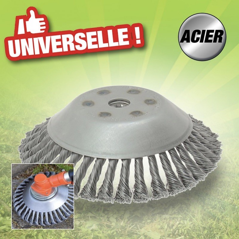 Serpe italienne - 28 cm - manche bois revêtement cuir