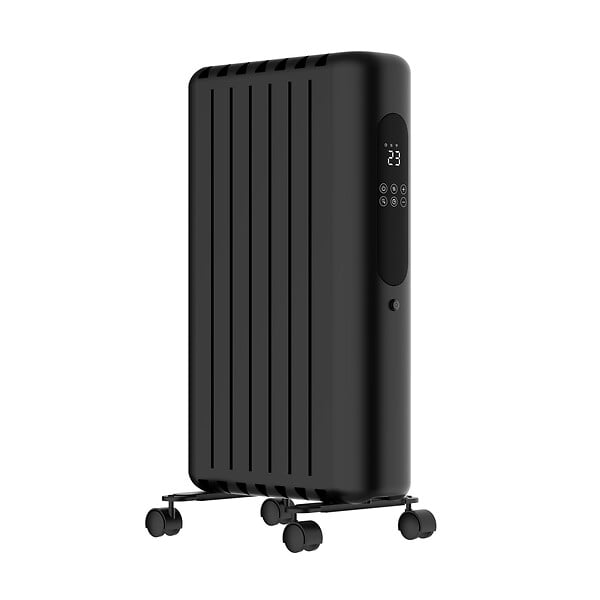 Radiateur bain d'huile 1500w noir