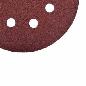 Disque perforé agrippant - 8 trous - Grain 40 - Lot de 5 - D125mm